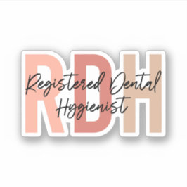 Adesivo Presente de Higienista Dental Registrado, Higiene 