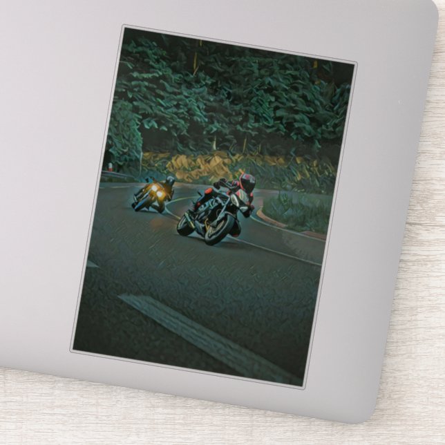 Adesivo Presente de moto (Detalhe)