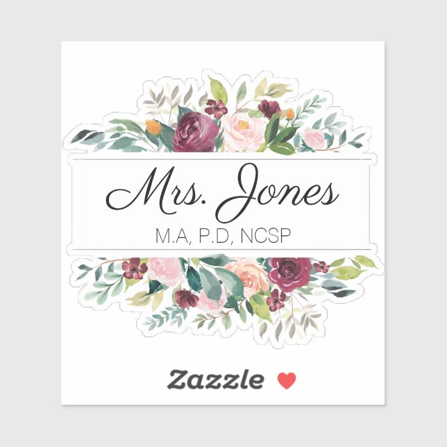 Adesivo Presente de Psicologia Escolar (Folha)