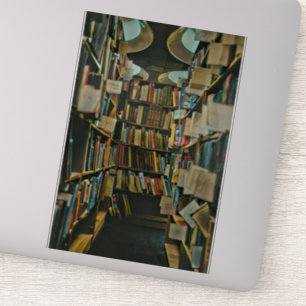 Adesivo Presente de vindima para amantes de livros