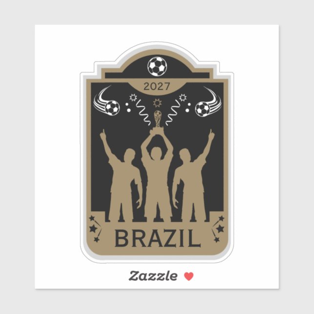 Adesivo Presente final mundial de futebol (Folha)