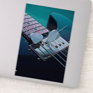 Adesivo presente guitarrista legal