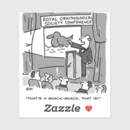 Adesivo Presente para um observador de pássaros ou passari