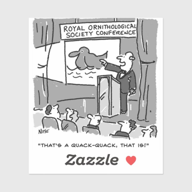 Adesivo Presente para um observador de pássaros ou passari (Folha)