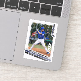 Adesivo Presente Personalizado para Jogador de Beisebol em