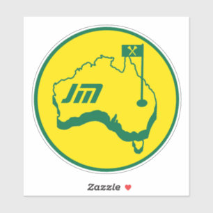 Adesivo Presentes de Golfe Australianos