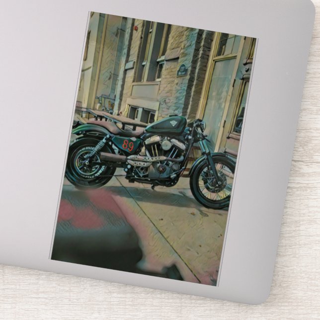 Adesivo presentes de moto para ela (Detalhe)