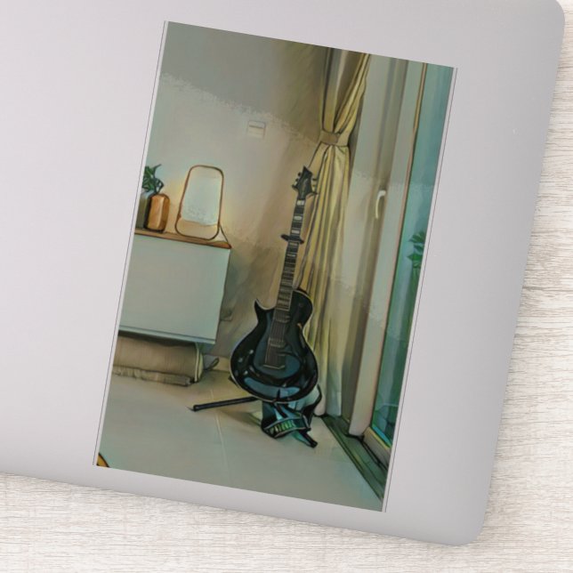 Adesivo Presentes de violão para pai (Detalhe)