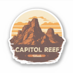Adesivo Presentes do Parque Nacional Capitol Reef