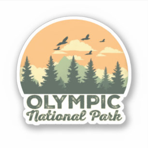 Adesivo Presentes do Parque Nacional Olímpico Washington