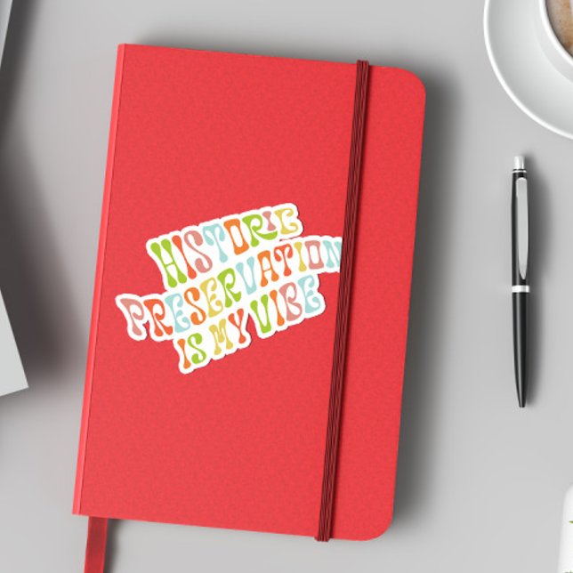 Adesivo Preservação histórica é minha visão, conservacioni (Criador carregado)