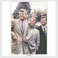 Presidente americano John Kennedy & Robert & Ted