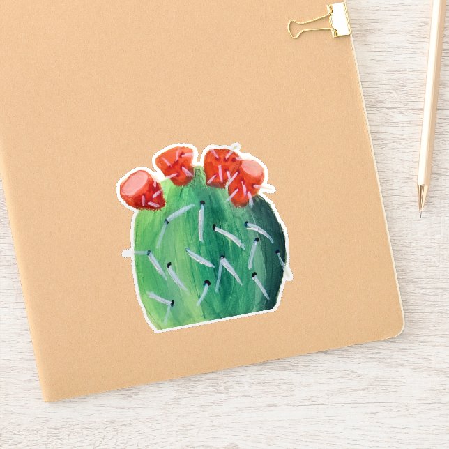 Adesivo Prickly Pear Cactus (Notebook)