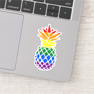 Adesivo Pride Pineapple   Sinalizador arco-íris