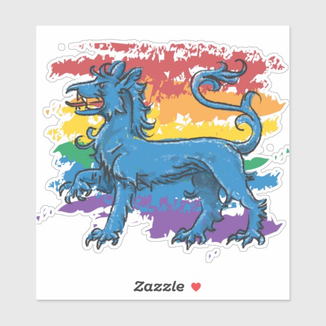 Adesivo Pride Sparky (Folha)
