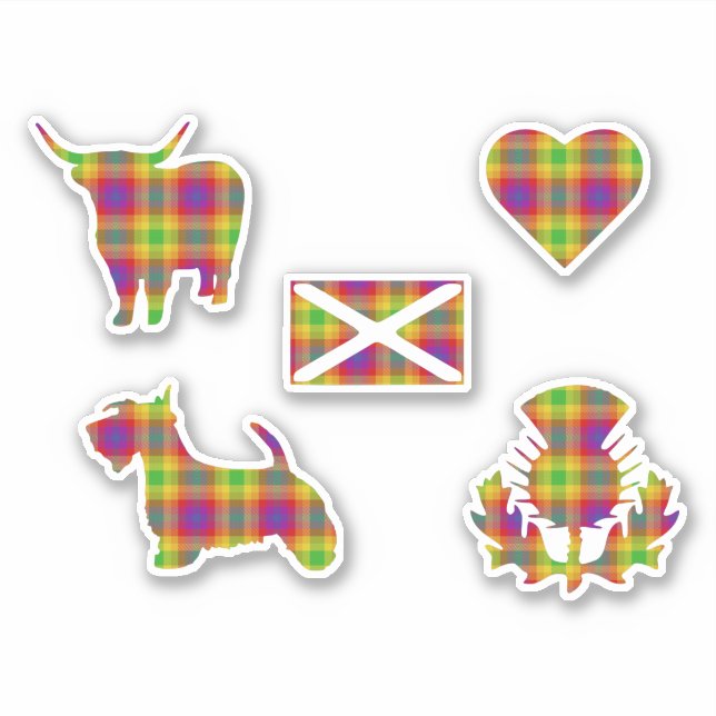 Adesivo Pride Tartan (Frente)