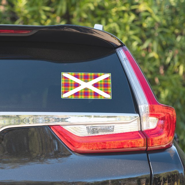 Adesivo Pride Tartan Sticker (Lado do carro)