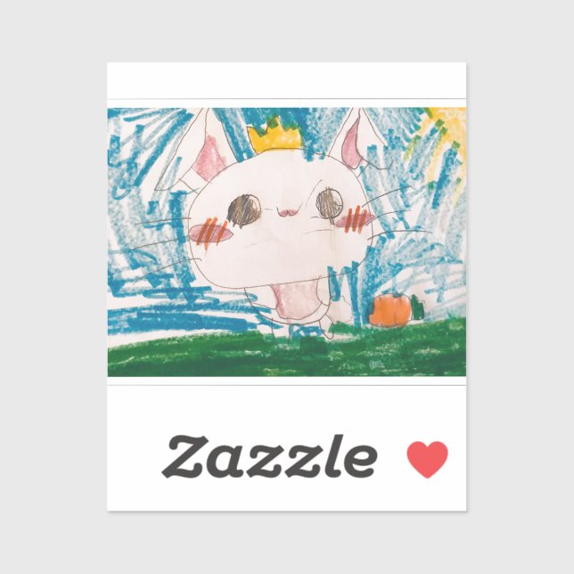 Adesivo Primavera Bunny Sticker - Branco (Folha)