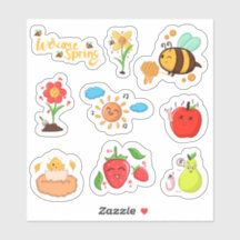 Primavera de boas-vindas do planejador set 2