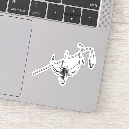 Adesivo Primavera Floral | Columbia Lily | Vinheta botânic