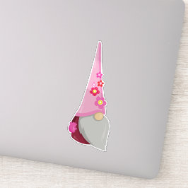 Adesivo Primavera Gnomo, Gnomo Jardim, Gnomo Bonito, Flore