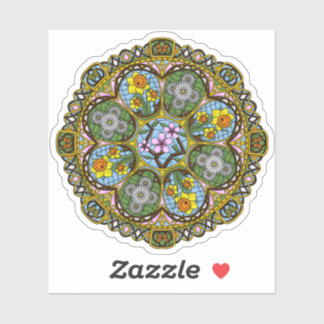 Adesivo Primavera Nouveau - Vinheta