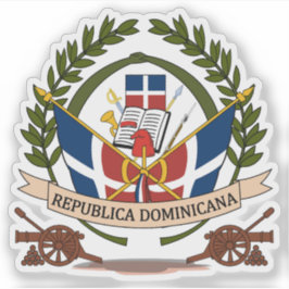 Adesivo Primeira casaco de armas do Dominicano (1844)