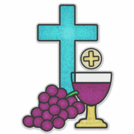 Adesivo Primeira Comunhão Santa