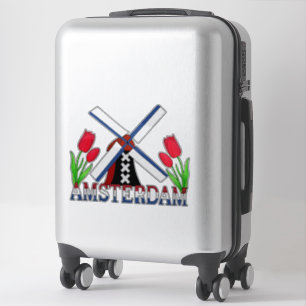 Adesivo Primeira vez Amesterdã Países Baixos