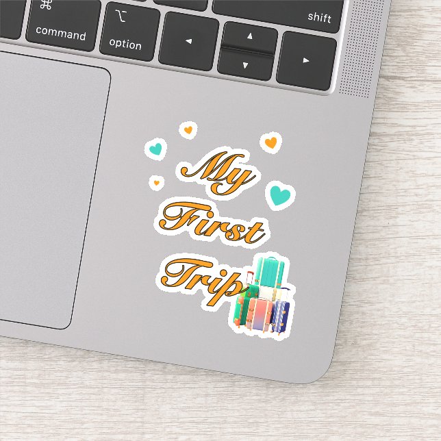 Adesivo Primeira viagem (Detalhe)