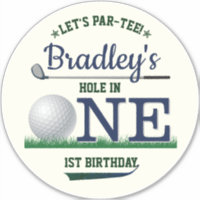 Primeiro aniversario de Golf PAR-TEE Grande 8"