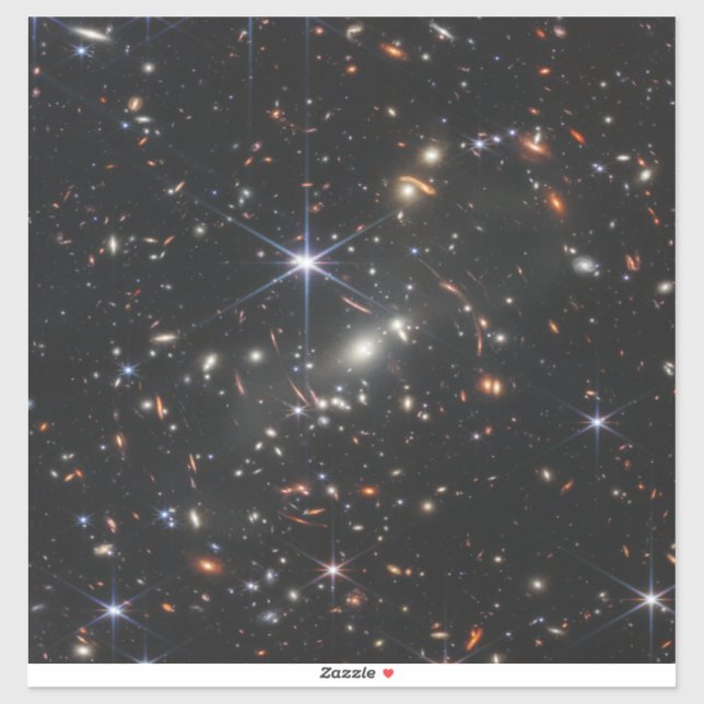 Adesivo Primeiro Campo Profundo do Universo de James webb (Folha)