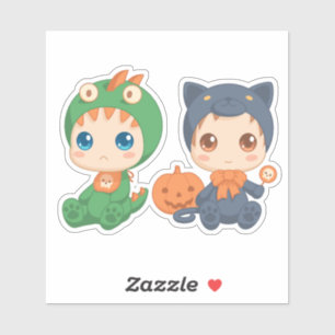 Adesivo Primeiros Bebês do Halloween Figurino de Dragão Ne