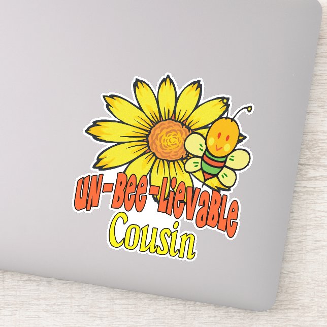 Adesivo Primo inacreditável Girassóis e Abelhas (Detalhe)