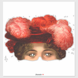Adesivo Primo Kate - Vintage Victorian Mask Sticker