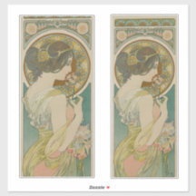 Primrose por Alphonse Mucha (1899)