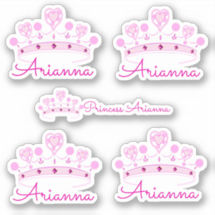 Adesivo Princesa Coroa Personalized
