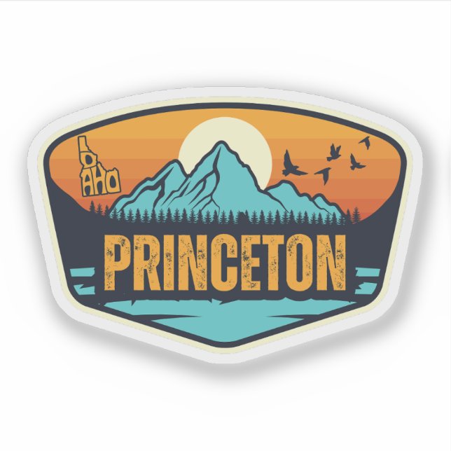 Adesivo Princeton, Idaho (Frente)