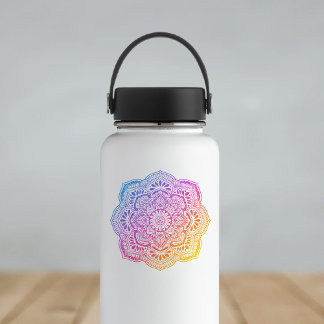 Adesivo Prism Flower Mandala Custom-Cut Vinyl Sticker