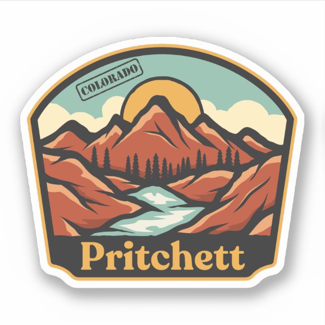 Adesivo Pritchett, Colorado (Frente)