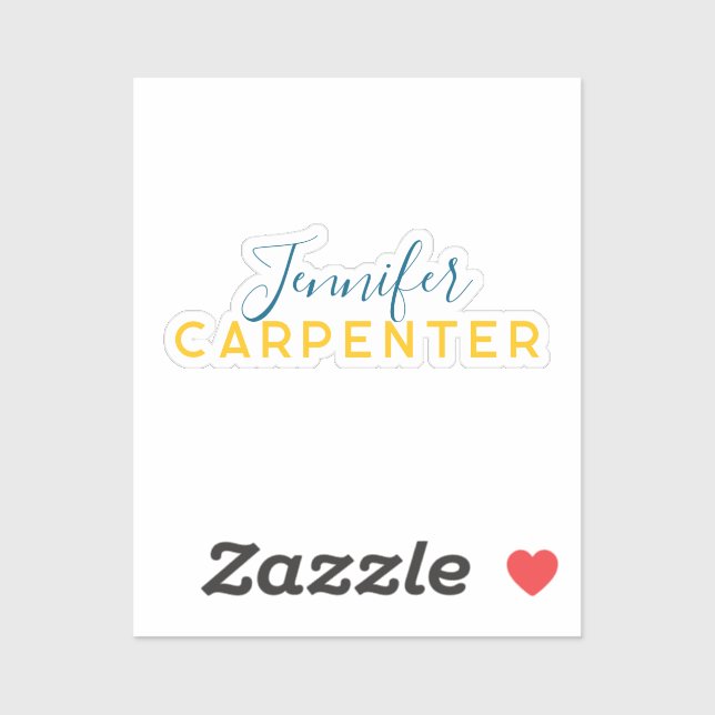 Adesivo Professional elegant modern minimalist plain (Folha)