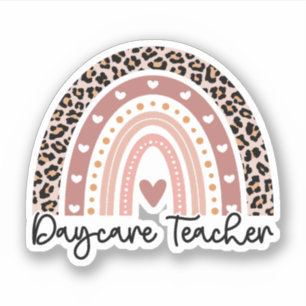 Adesivo Professor de creche Rainbow, Assistência Infantil,