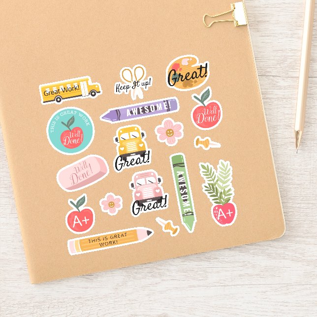 Adesivo Professor De Ensino Divertido Pensou Em Incentivo (Notebook)