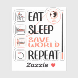 Adesivo Professor de SuperGeografia Salva Mundo Obrigado P