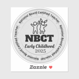 Adesivo Professora Nacional de Conselhos do NBCT da Infânc