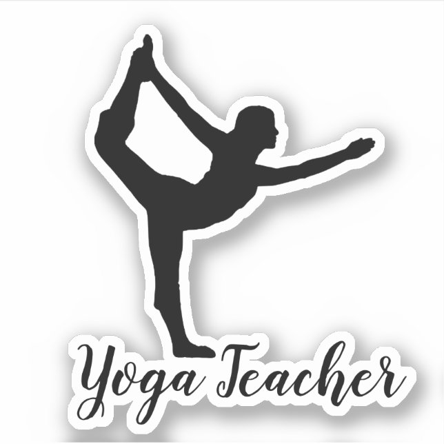Adesivo Professora Namaste Yoga (Frente)