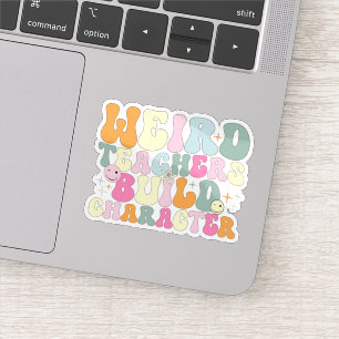 Adesivo Professores Estranhos Construem Ensino de Personag