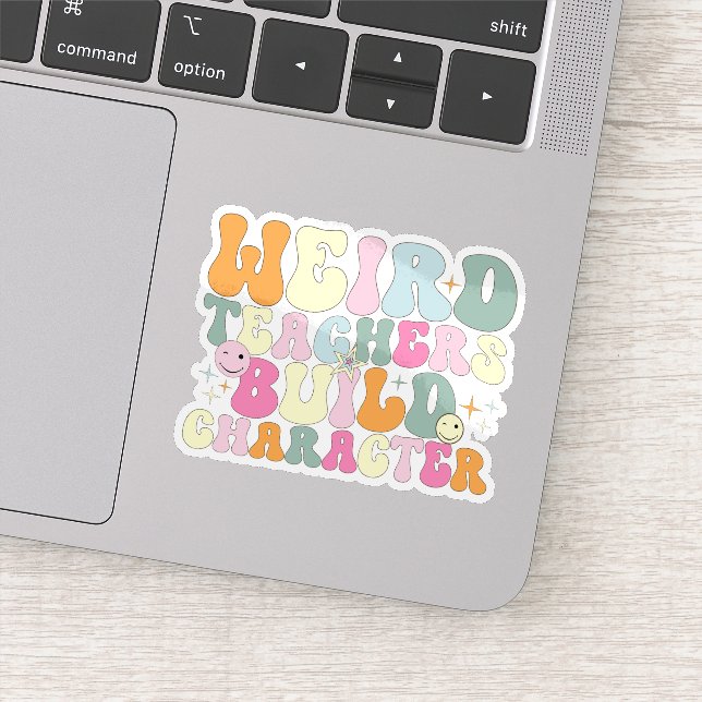 Adesivo Professores Estranhos Construem Ensino de Personag (Detalhe)