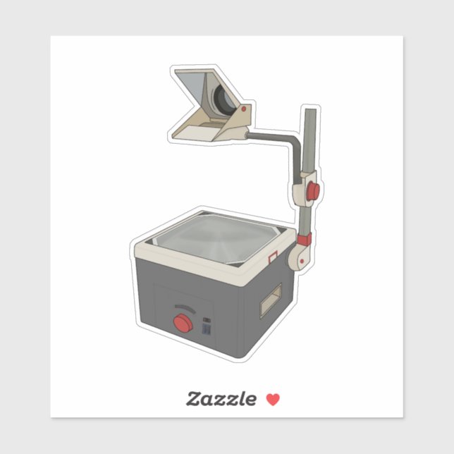 Adesivo Projetor de Sobrecarga OHP 80s 90s (Folha)