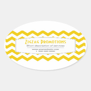 Adesivo Promocional amarelo em gíria